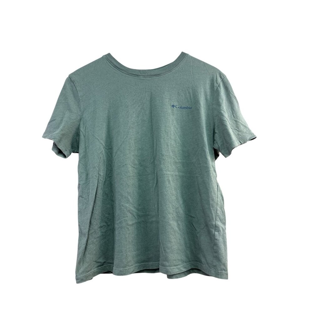 Columbia Womens Green Graphic Short Sleeve T-Shirt S